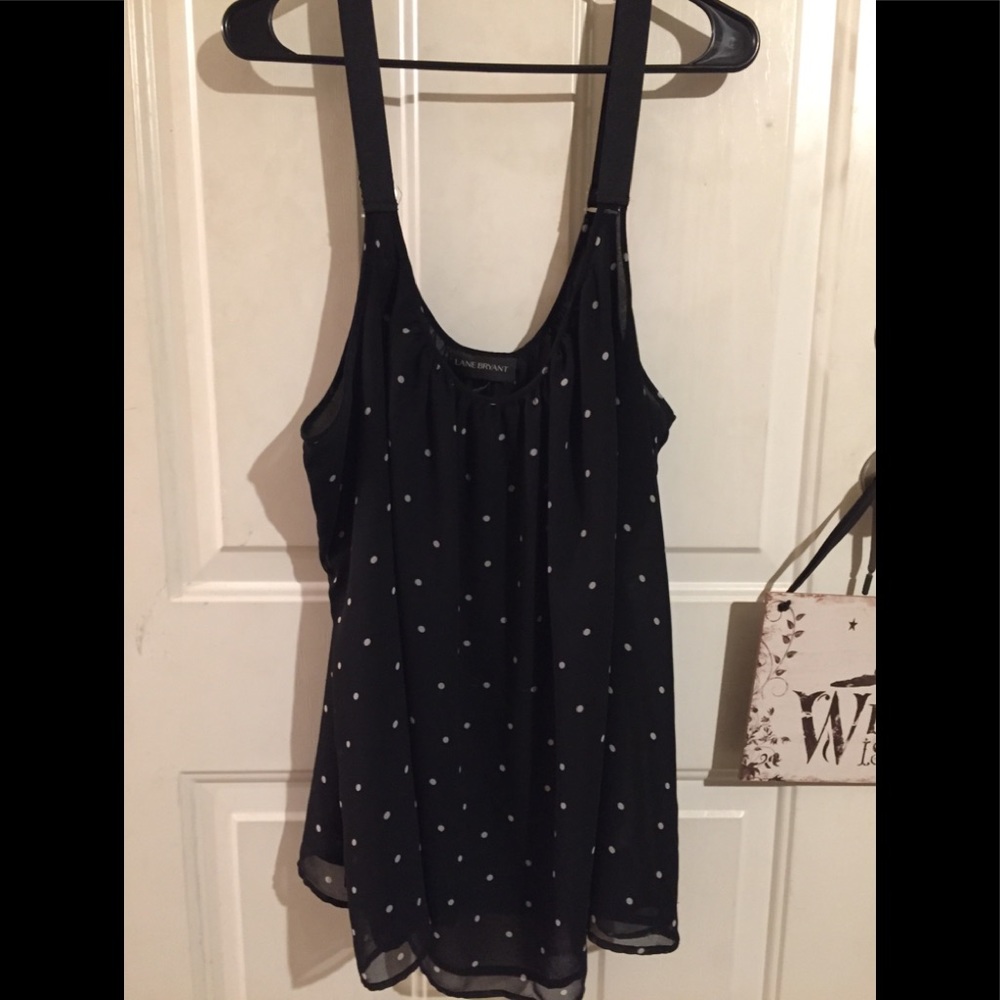Lane Bryant Polka Dot Tank